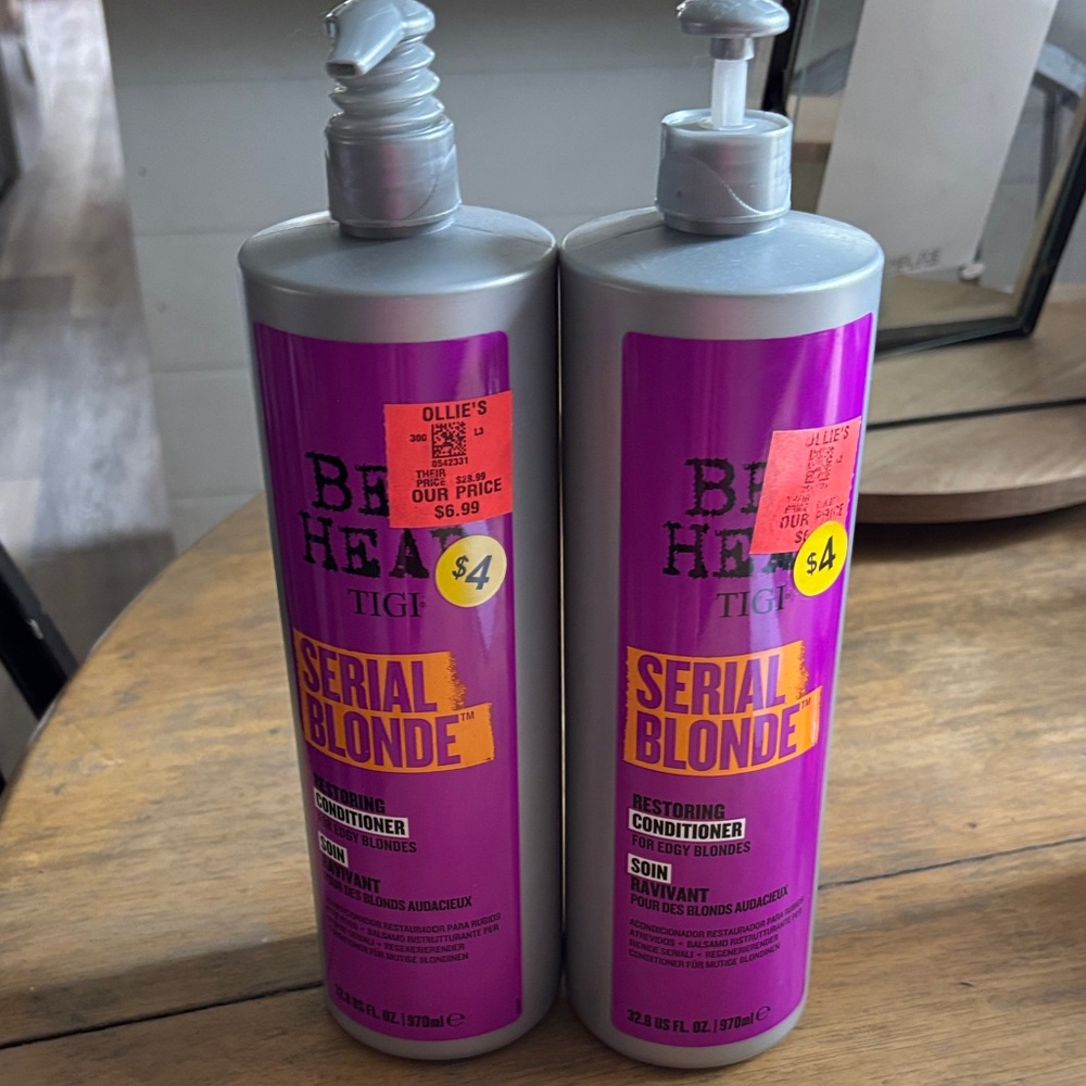 TIGI Bed Head Serial Blonde Conditioner Duo NEW